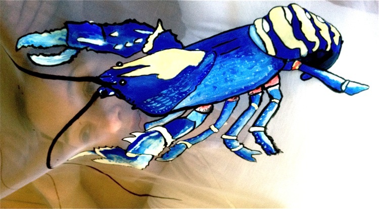 Blue Lobster Dress | Dali to Schiap | 3 Hours Past